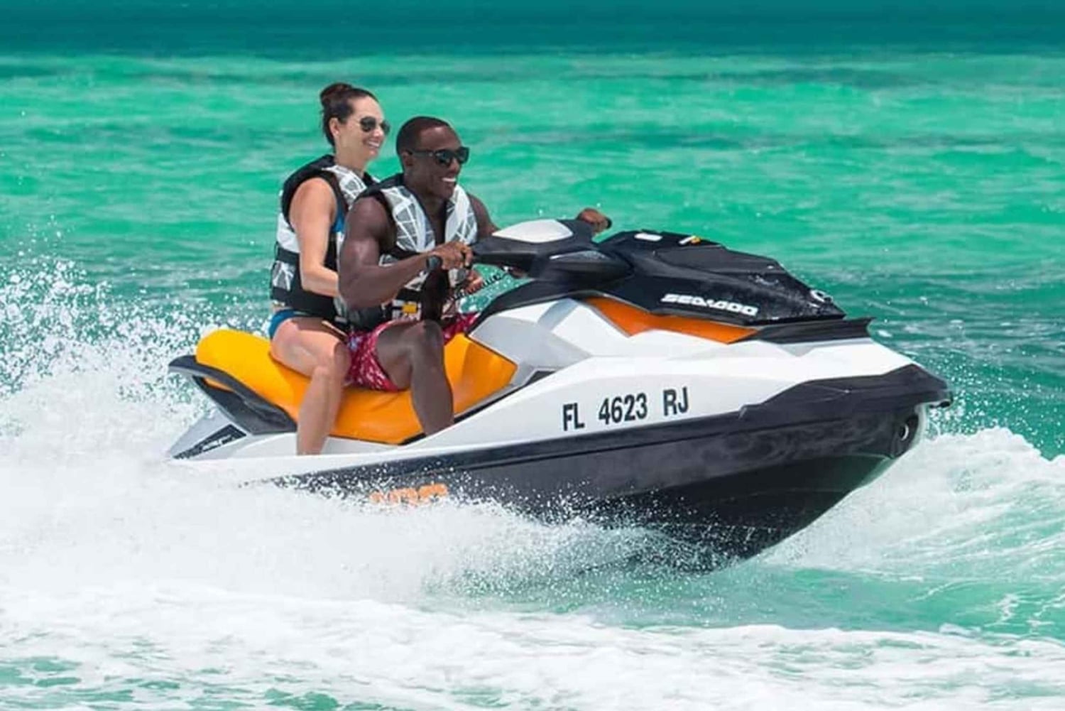 Zanzibar: skuter wodny z odbiorem z hotelu, zdjęcia i film z drona