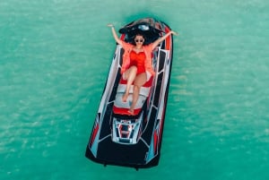 Zanzibar: Jetski med hämtning från hotellet, drönarfoton och video