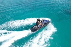 Zanzibar: Jetski med hämtning från hotellet, drönarfoton och video