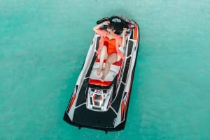 Zanzibar: Jetski med hämtning från hotellet, drönarfoton och video