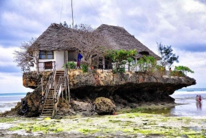 Zanzibar: Jozani-skoven, Salaam-grotten og The Rock-restauranten