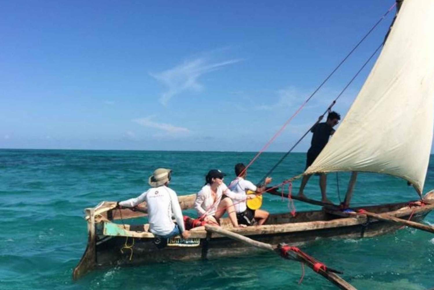 Zanzibar: Lokalna wycieczka wędkarska z nurkowaniem przez Ngalawę