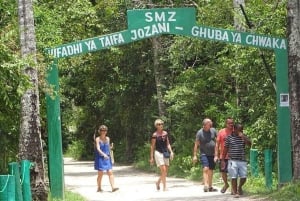 Zanzibar: Miza wa Miza-hulen, Jozani-skogen og Salam-hulen