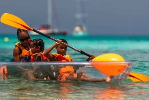 Zanzibar: Mnemba – uima delfiinien kanssa ja läpinäkyvä kajakki dronella
