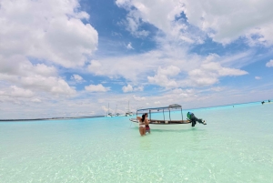 Zanzibar: Mnemba och simma med delfiner med lunch som tillval