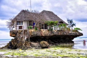 Zanzibar: prywatna wycieczka łodzią na wyspę Mnemba i jaskinię Kuza