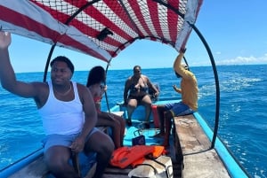 Sansibar: Mnemba Island & Delfinschwimmen mit optionalem Mittagessen