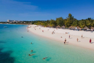 Zanzibar : île de Mnemba, baignade des tortues à la plage de Kendwa