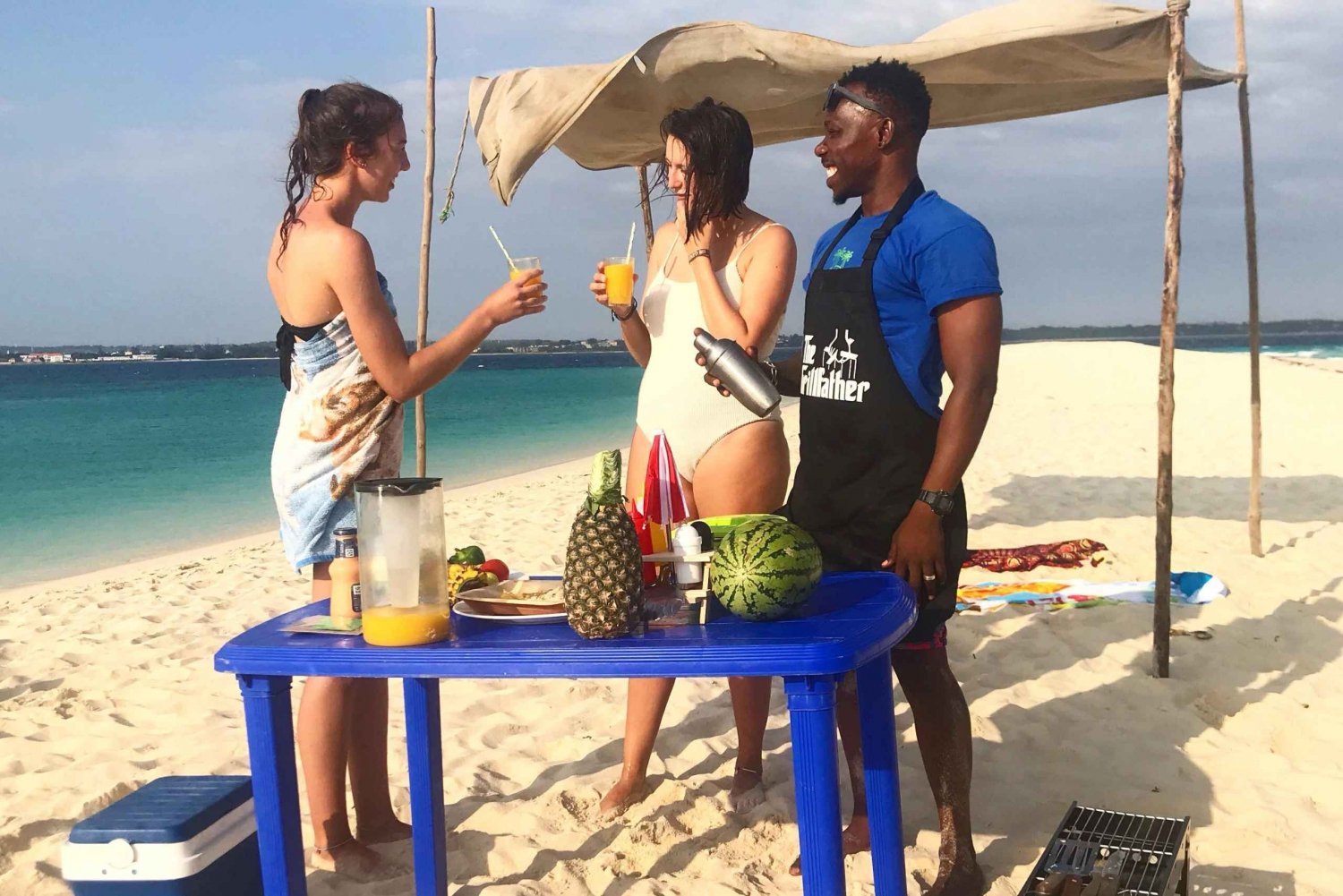 Zanzibar: Nakupenda Sandbank og omvisning og lunsj på Prison Island