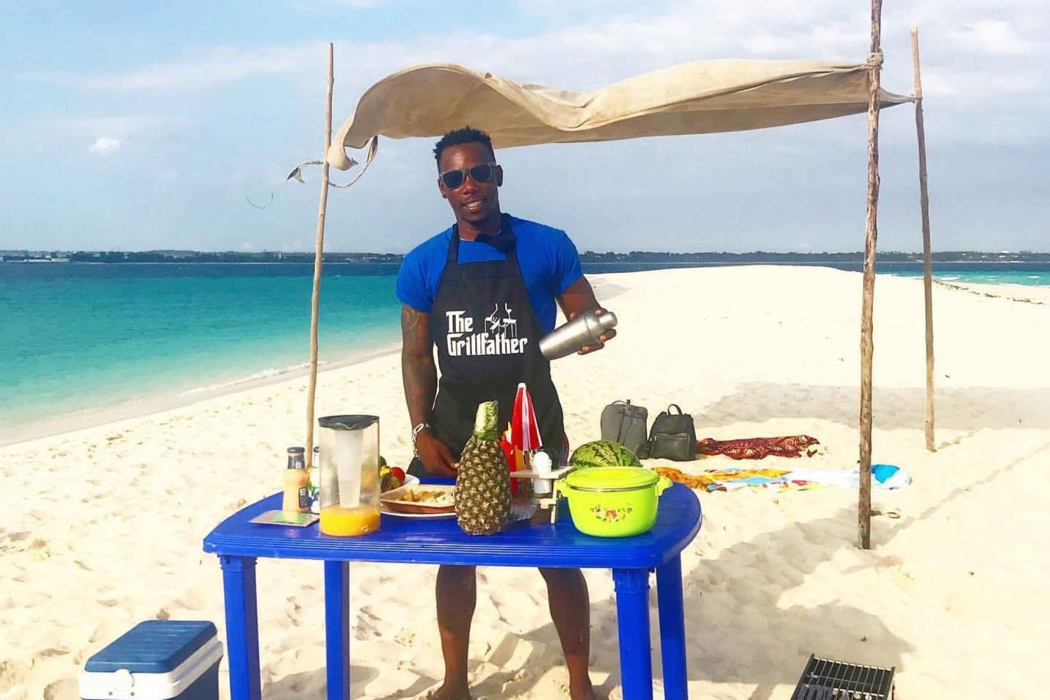 Zanzibar: Nakupenda Sandbank og omvisning og lunsj på Prison Island