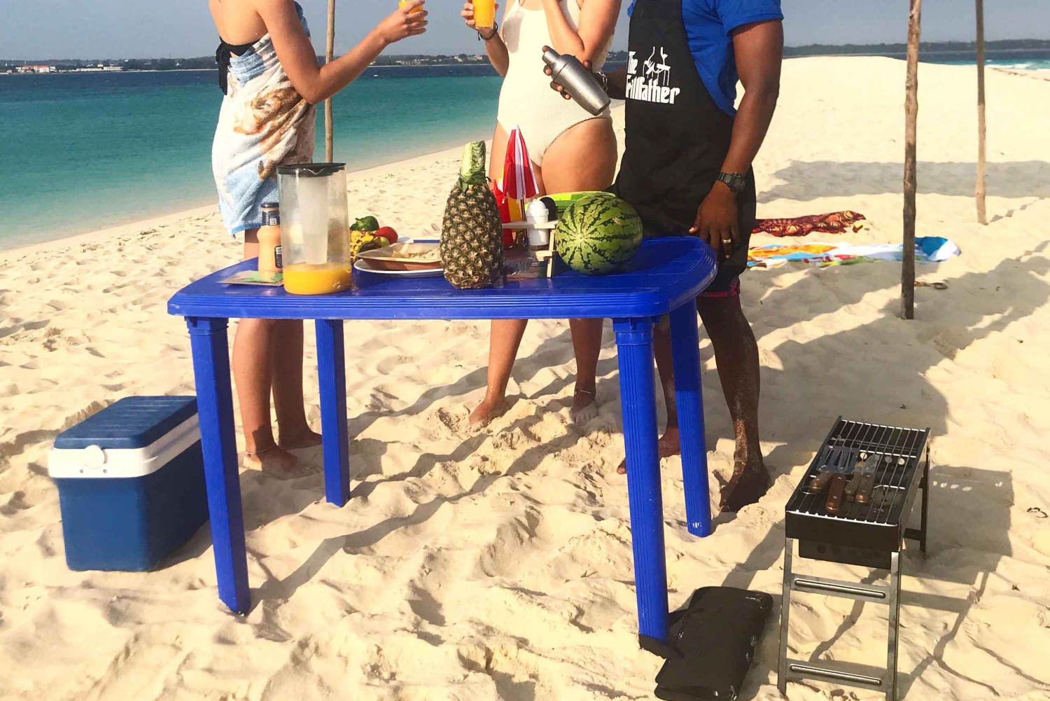 Zanzibar: Nakupenda Sandbank og omvisning og lunsj på Prison Island