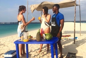 Zanzibar: Nakupenda Sandbank og omvisning og lunsj på Prison Island