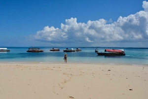Zanzibar: Nakupenda Sandbank og omvisning og lunsj på Prison Island