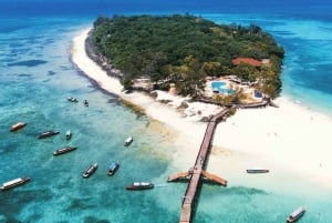 Sansibar: Nakupenda Sandbank & Prison Island -retki lounaalla