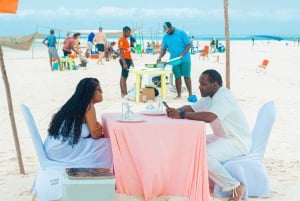 ザンジバル：ナクペンダ砂州と監獄島の旅（昼食付