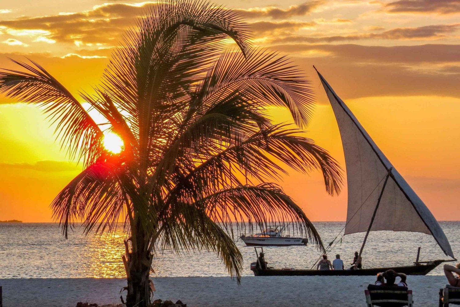 Zanzibar: cruzeiro ao pôr do sol em Nungwi com refrescos