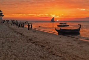 Zanzibar: crociera al tramonto in dhow a Nungwi con bevande analcoliche