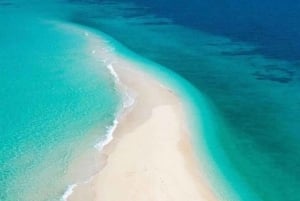 ザンジバル：ニャンゲサンドバンクのプライベートツアー（シーフードランチ付き）