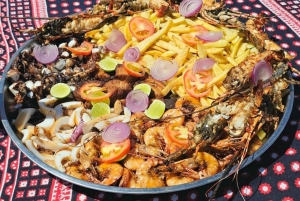 ザンジバル：ニャンゲサンドバンクのプライベートツアー（シーフードランチ付き）