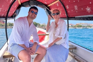 ZANZIBAR: Fangeøya, grottesvømming og den blå lagunen