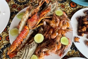 ザンジバル：プングメ島 終日ツアー、シュノーケリングとBBQランチ付き