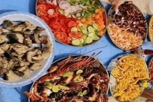 Zanzibar : plongée avec tuba sur l'île de Pungume, banc de sable et déjeuner barbecue