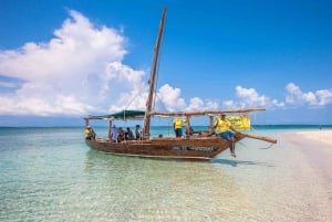 Zanzibar : excursion Safari Blue avec plongée avec tuba et déjeuner