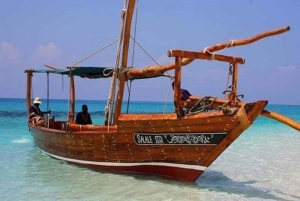 Zanzibar: Safari Blue Tour com mergulho com snorkel e almoço de frutos do mar