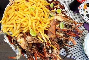 Zanzibar: Safari Blue Tour com mergulho com snorkel e almoço de frutos do mar