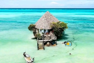 Zanzibar : Tortues de la grotte de Salaam et déjeuner au restaurant The Rock