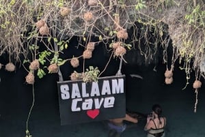 Zanzibar: Merikilpikonnia uimassa ja ruokkimassa Salaamin luolassa. Hieno muisto