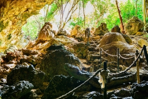 Sansibar : Secret Beach, Kuza-luola ja Jozani kuljetuksineen.