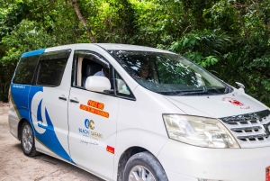 Sansibar : Secret Beach, Kuza-luola ja Jozani kuljetuksineen.