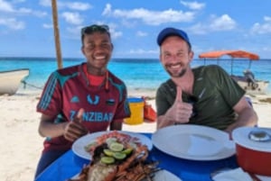 Isola di Pungume, Zanzibar, snorkeling, banco di sabbia, pranzo BBQ