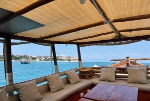 Zanzibar: nurkowanie z rurką i rejs łodzią dhow o zachodzie słońca z kolacją