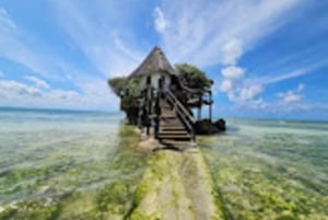 زنجبار: مدينة ستون تاون، نجم البحر، مع البحيرة والصخرة