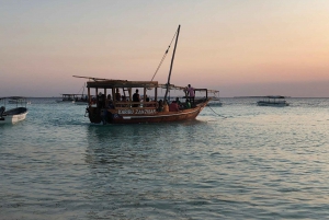 Zanzibar: rejs dau o zachodzie słońca