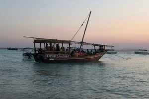 Zanzibar: rejs dau o zachodzie słońca