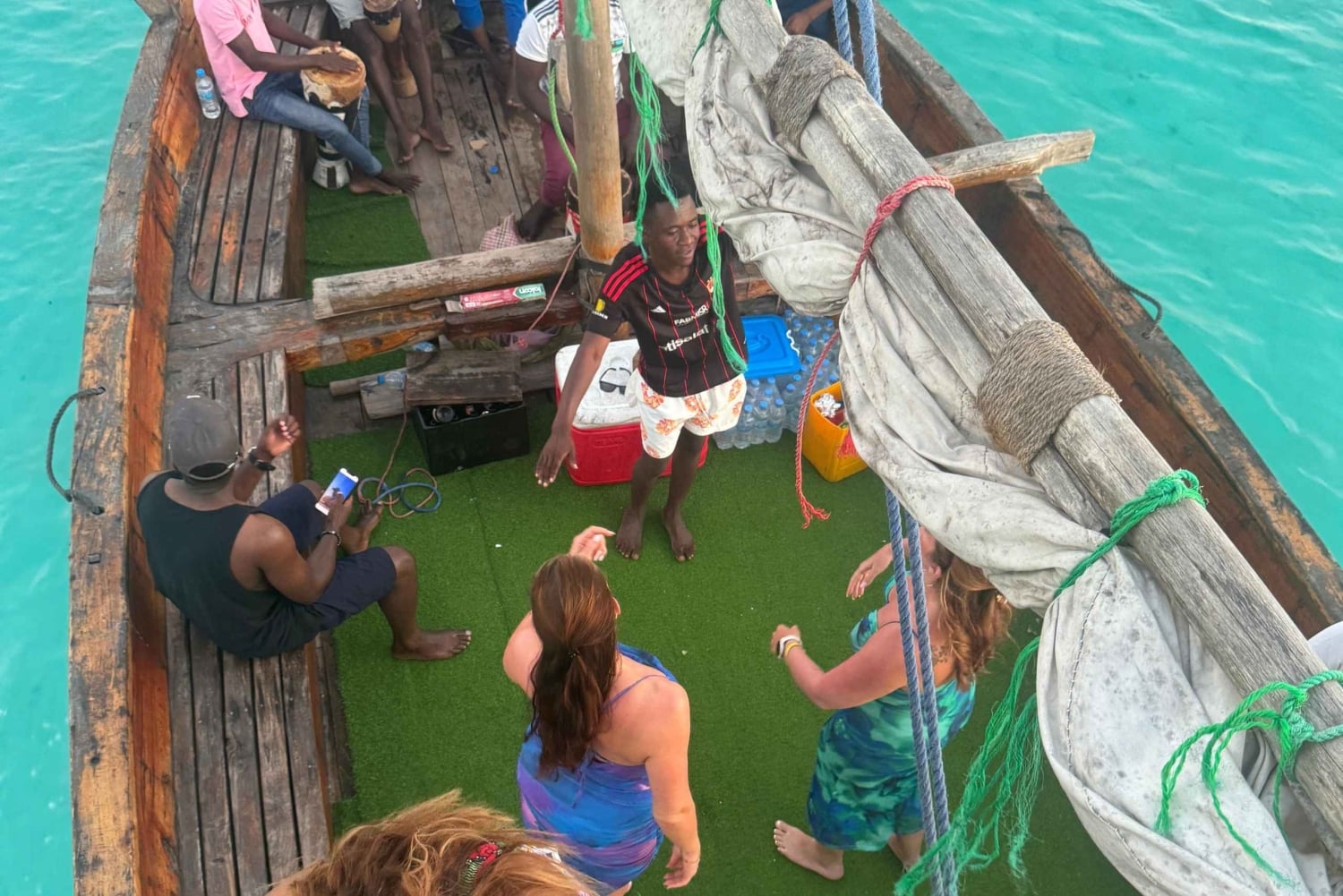 Zanzibar: dhowtocht bij zonsondergang met drankjes in het noorden