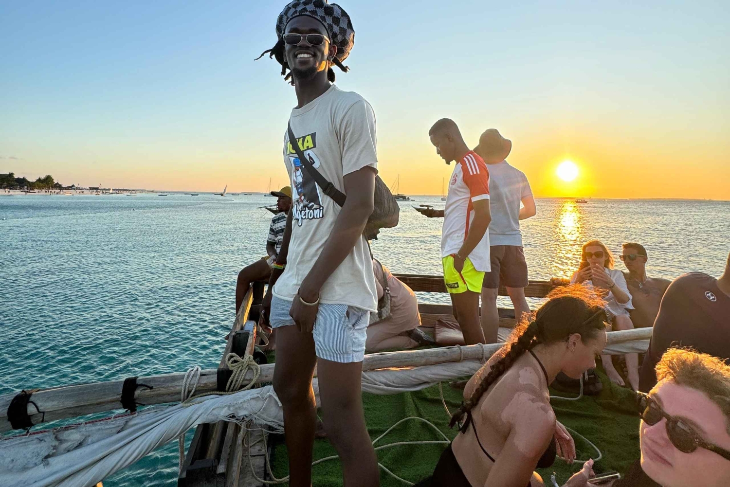 Zanzibar: dhowtocht bij zonsondergang met drankjes in het noorden