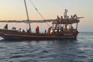 Zanzibar: dhowtocht bij zonsondergang met drankjes in het noorden