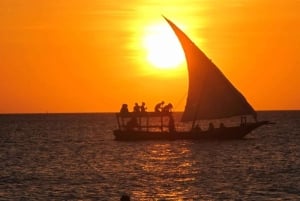 Zanzibar: Sunset Dhow Cruise with Pickup & Drop-off