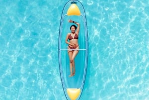 Zanzibar: Transparent kajak och drönare (med upphämtning inkluderad)