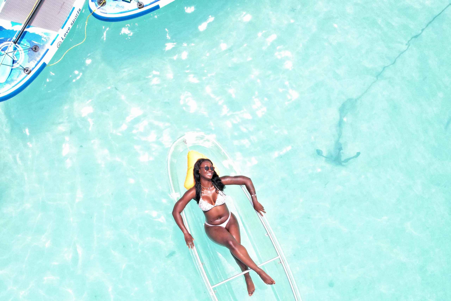 Zanzibar: Genomskinlig kajak och drönare (med upphämtning inkluderad)