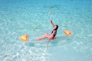 Zanzibar: Gjennomsiktig kajakk og drone (med henting inkludert)