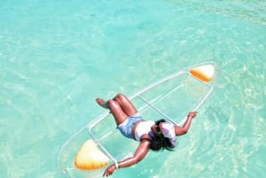 Zanzibar: Gjennomsiktig kajakk og drone (med henting inkludert)