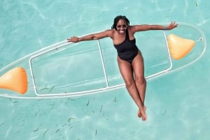 Zanzibar: Gjennomsiktig kajakk og drone (med henting inkludert)