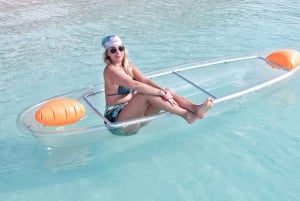 Zanzibar: Gjennomsiktig kajakk og drone (med henting inkludert)