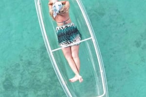 Zanzibar: Gjennomsiktig kajakk og drone (med henting inkludert)