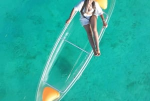 Zanzibar: Gjennomsiktig kajakk og drone (med henting inkludert)